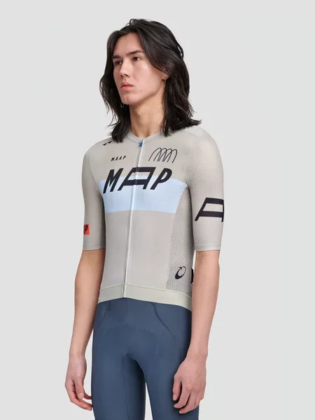 Maap Short-Sleeved Cycling Clothing Spring and Summer Road Cycling Clothing Sun Protection Breathable Top Quick-Drying Clothing Bicycle