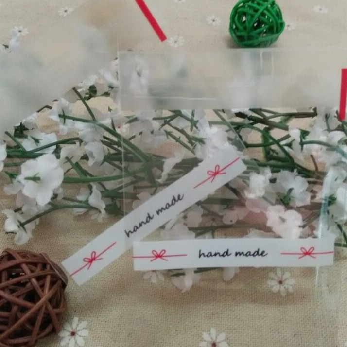 现货直销OPP袋自封袋食品包装袋饼干包装烘焙袋糖果袋10*10+3