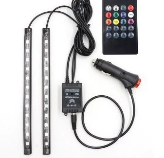 Car Led Decorative Atmosphere Light Other lights - 24smd-cigarette-lighter-interface-opp-bag