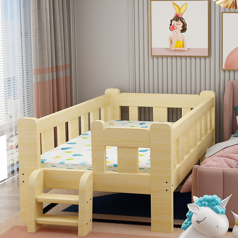 Solid Wood Bed Bed Children's Bed Bed Patching Bed Children's Bed Children's Bed Children with Bed Bed Bed as Gifts