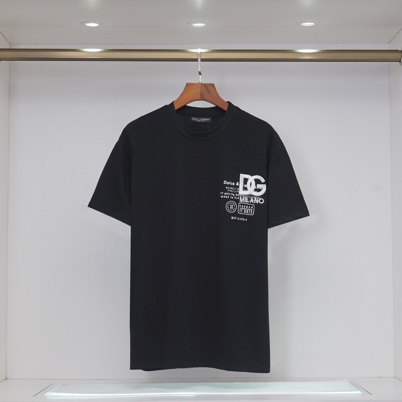 国境を越えた25ss夏の新型230グラムの双糸綿はアルファベットロゴで男女の同じファッションtシャツを刺繍している|undefined