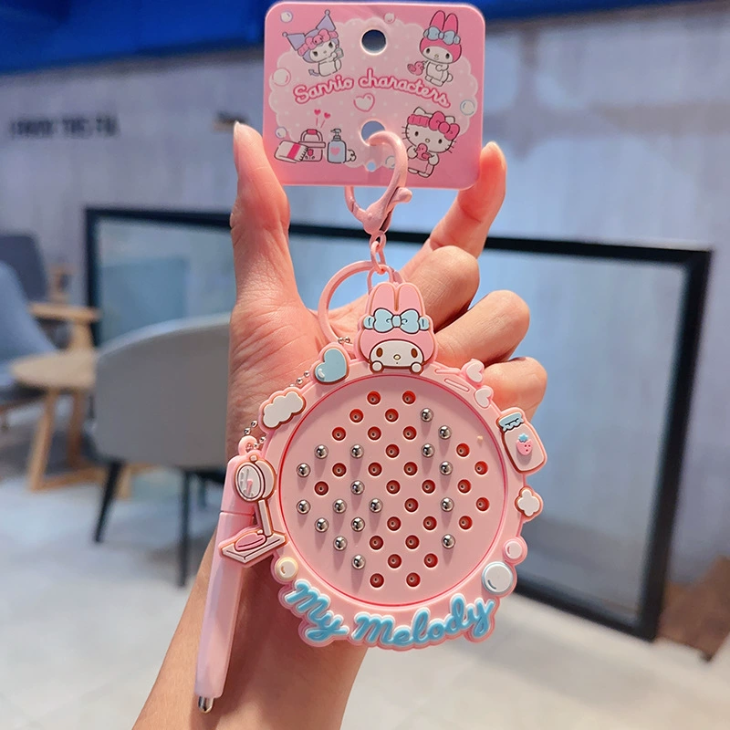 Плюшевый брелок Sanrio Hello Kitty, оригинал, мягкая подвеска 11×7.5 см, коллекционный талисман