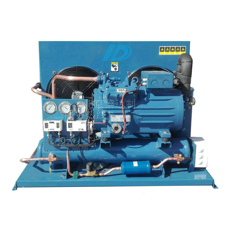 博客GEA冷库压缩机组10匹半封闭活塞式中低温敞开式机组设备 配件
