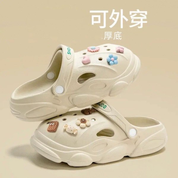 9909 cute little flower khaki