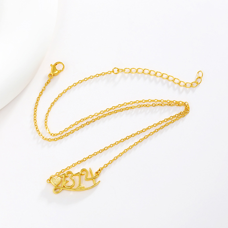 Xuping joyería Han Rebel te ama 1314 colgante aleación de otoño y invierno temperamento nicho diseño regalo de día de San Valentín