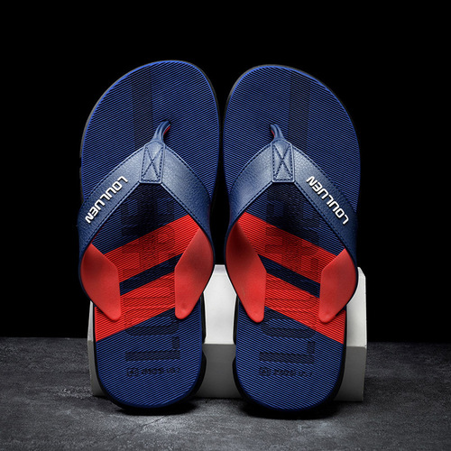  summer trend non-slip flip-flops men's personalized beach slippers men's soft-soled flip-flops for outdoor wear
