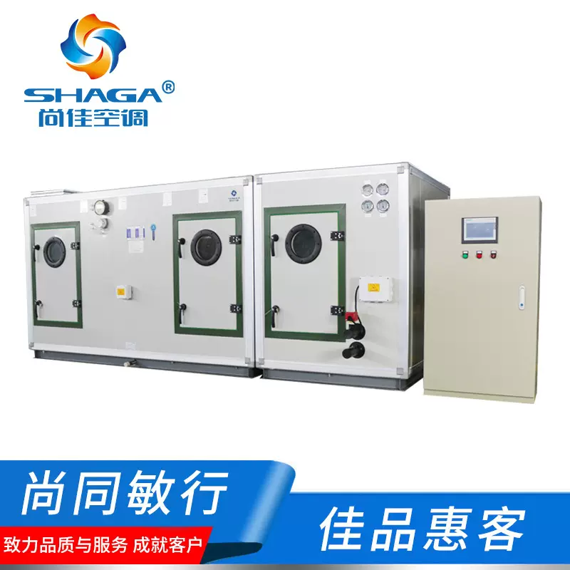 厂家定制屋顶式恒温恒湿直膨空调机组 组合式卧式直彭新风空调机