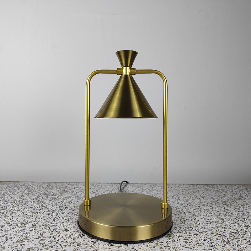 Lámpara de fusión de cera de aromaterapia retro americana transfronteriza creativa noche temporización atenuación vela libre de humo lámpara de mesa de atmósfera de expansión de fragancia