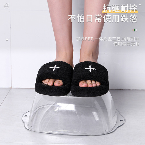 Thickened transparent wash basin household plastic laundry basin female student dormitory cute basin large and small vegetable basin