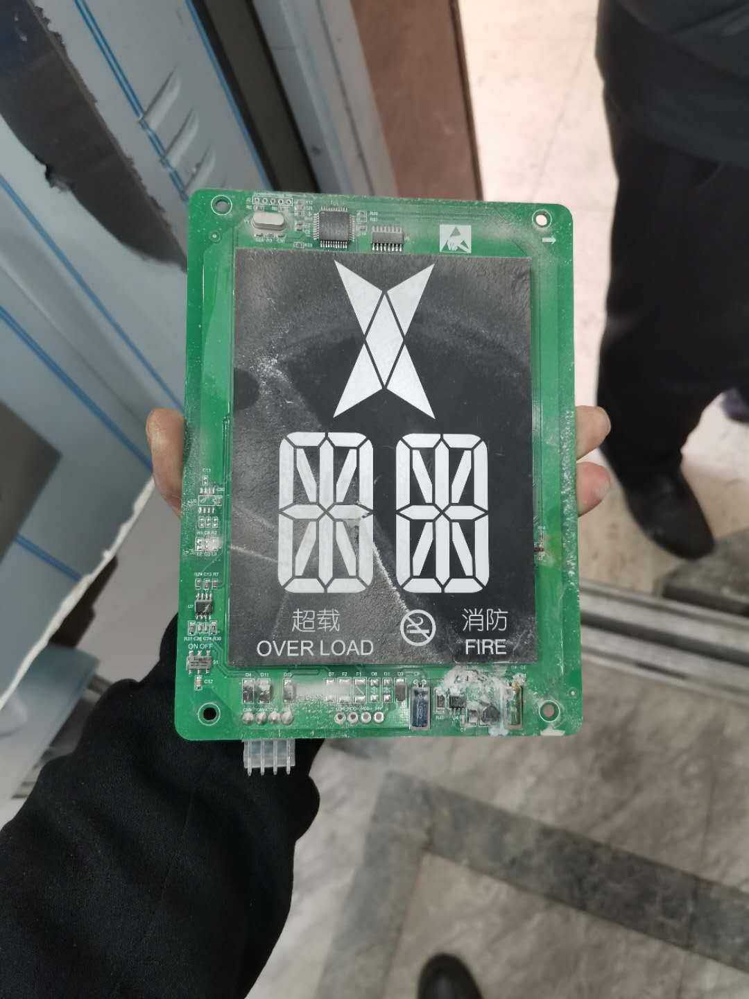 SFTC-HCB-SD5-SX  6.4寸 V1.0 KSP-SDM-N01凯斯傅电梯黑屏显示板