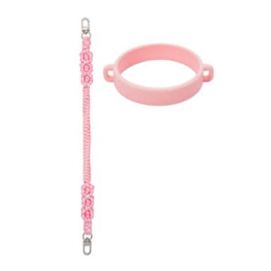 Amazon taza de agua portátil copa collar flores Stanley silicona Amazon explosión kettle cordón trenzado con colgante