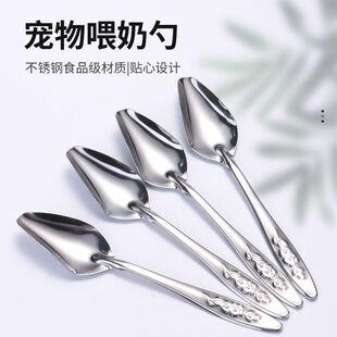 Parrot Feeder Hand-Raised Myna Myna Black Phoenix Tiger Skin Baby Bird Milk Powder Feeding Spoon Stainless Steel Spoon
