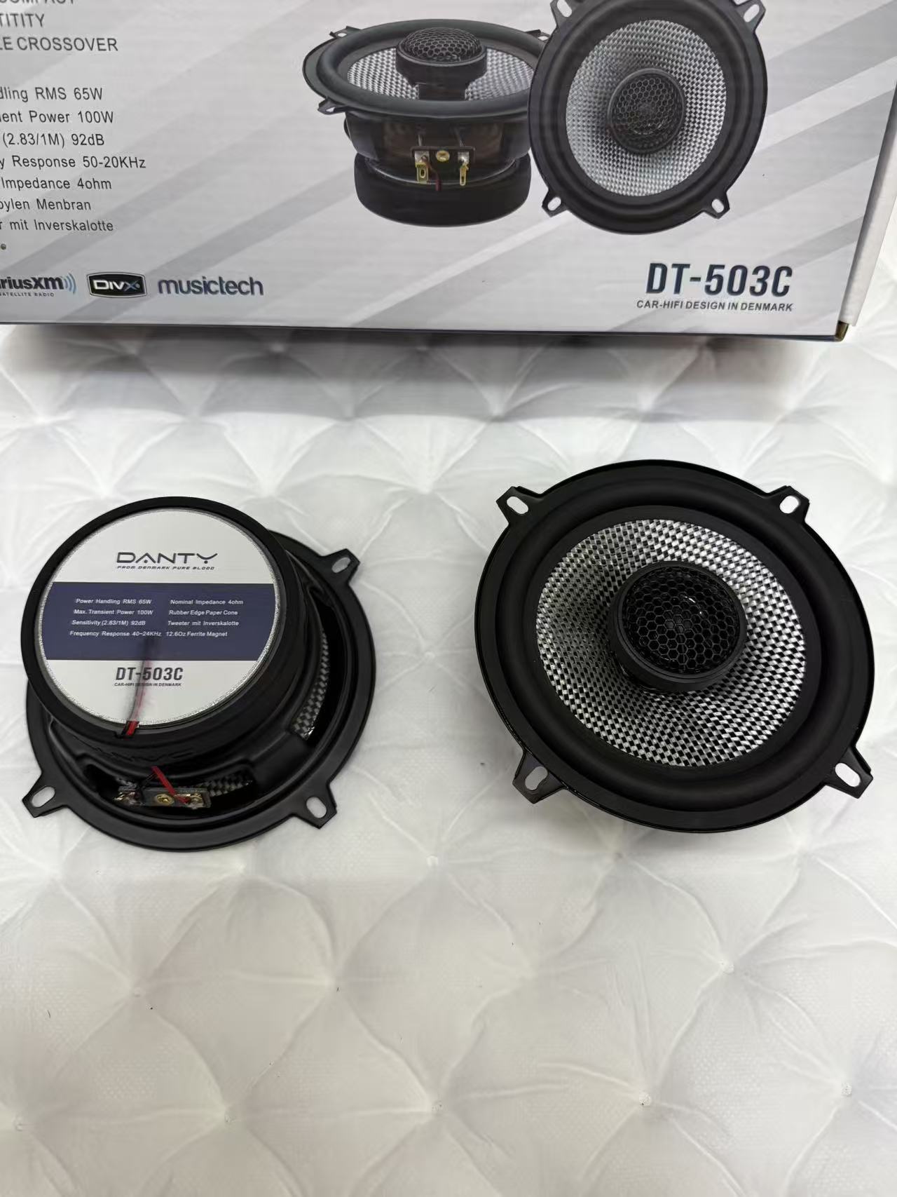Danish Car Audio Speakers 5inch Coaxial Car Speakers Tweeter Heavy Bass Lossless Modification