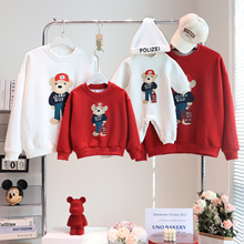 秋冬亲子装一家四口婴儿全家款长袖卫衣母子母女高级感2025新款