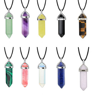 ��Ȼˮ�������������p���ӏ��^���Ʒ���lquartz Point Pendant