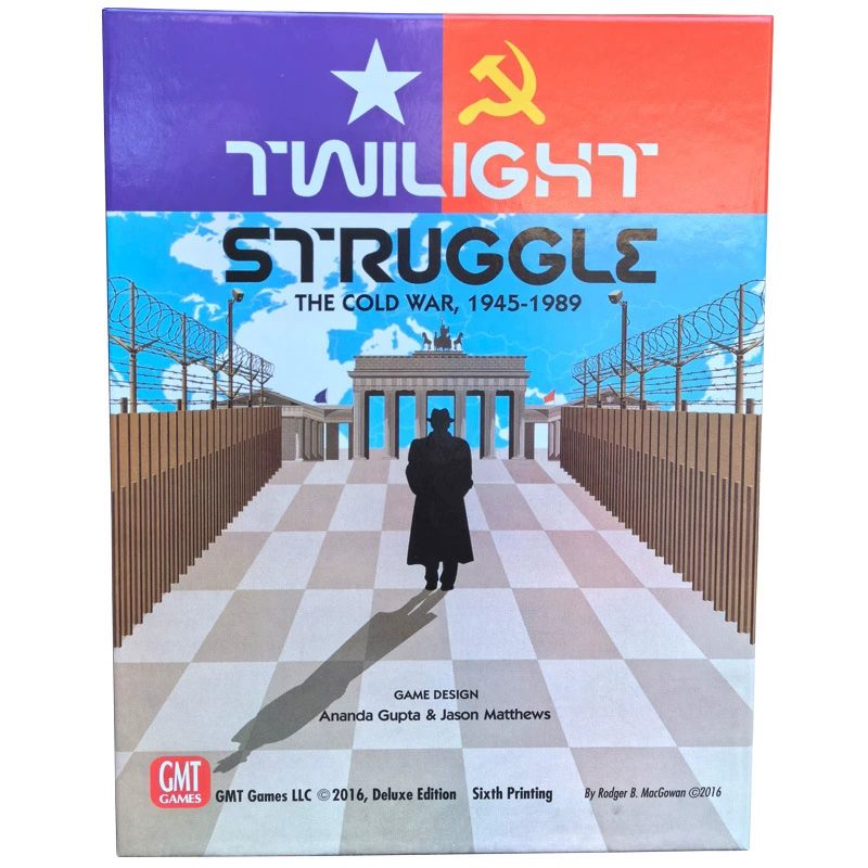 Английская версия Twilight Struggle Twilight City Struggle роскошная версия шахматной настольной игры для вечеринки