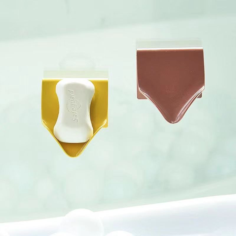 Baño inodoro jabón rack caja de jabón estante montado en la pared caja de jabón drenaje ponche libre cocina rack de almacenamiento