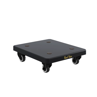Electric car big tripod, Speaker stand base - single-layer-2535-swivel-casters-matte-black-one-price