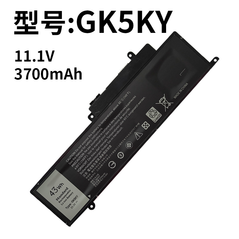 适用戴尔GK5KY 灵越 13 7347 7348 灵越 11 3147 3148 笔记本电池