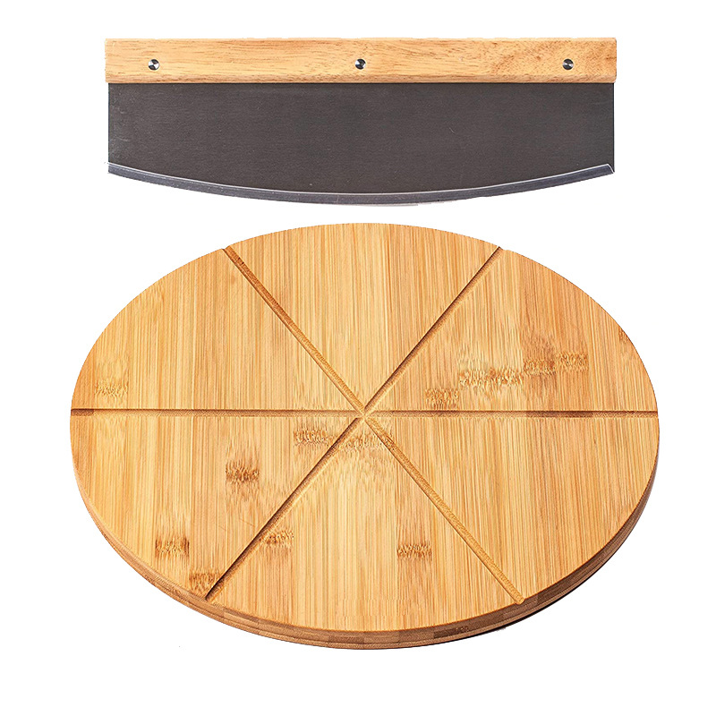 Bambú plato de pan japonés plato de pizza bandeja de madera Pastel redondo comida occidental pequeña bandeja vajilla bandeja de madera