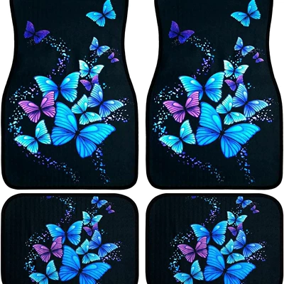 Avtomobil döşəmə paspasları, Dropshipping - car-floor-mats-40-3344cm-two-piece-set