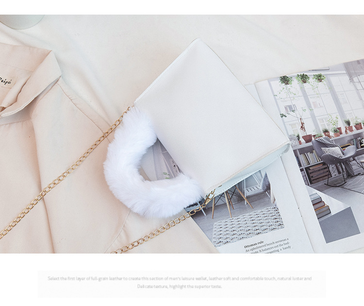 Women's Mini Pu Leather Solid Color Fashion Square Flip Cover Crossbody Bag display picture 4