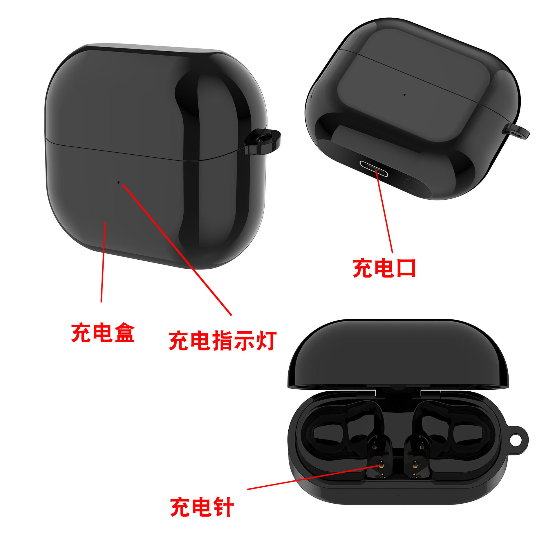 Compatible with Samsung Buds3Pro charging case R630 and Samsung Buds3R530 charging case Application Scenario