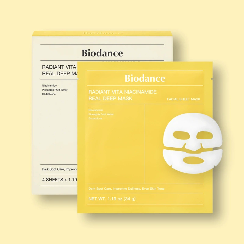Тканевая маска для лица Biodance Bio‑Collagen, увлажнение и коллаген, одиночные и наборы по 4 шт.