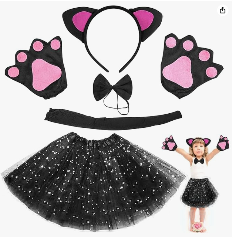 Diademas de animales para niños, accesorios de fiesta de Halloween, diademas de gato para niñas, suministros de baile