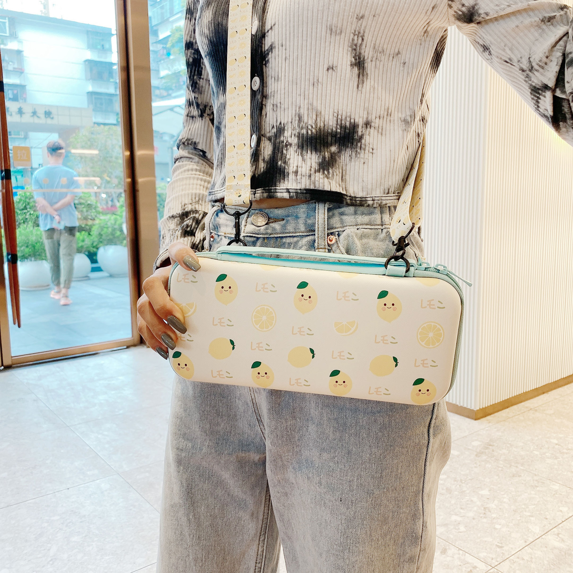 Cartoon fruit Switch crossbody storage bag Nintendo game console crossbody lanyard bag switch lite box