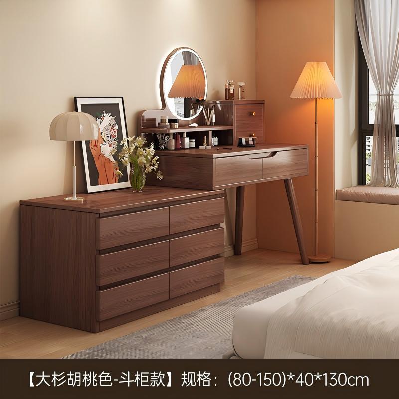 Tocador pequeño apartamento dormitorio simple moderno almacenamiento integrado mesa de maquillaje simple estilo de registro mesa de maquillaje de noche