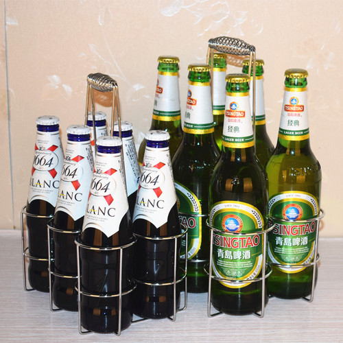 Wholesale Bold Bar KTV Beer Rack Six-Bottle Basket BBQ Stall Beer Rack Beer Basket Manufacturer