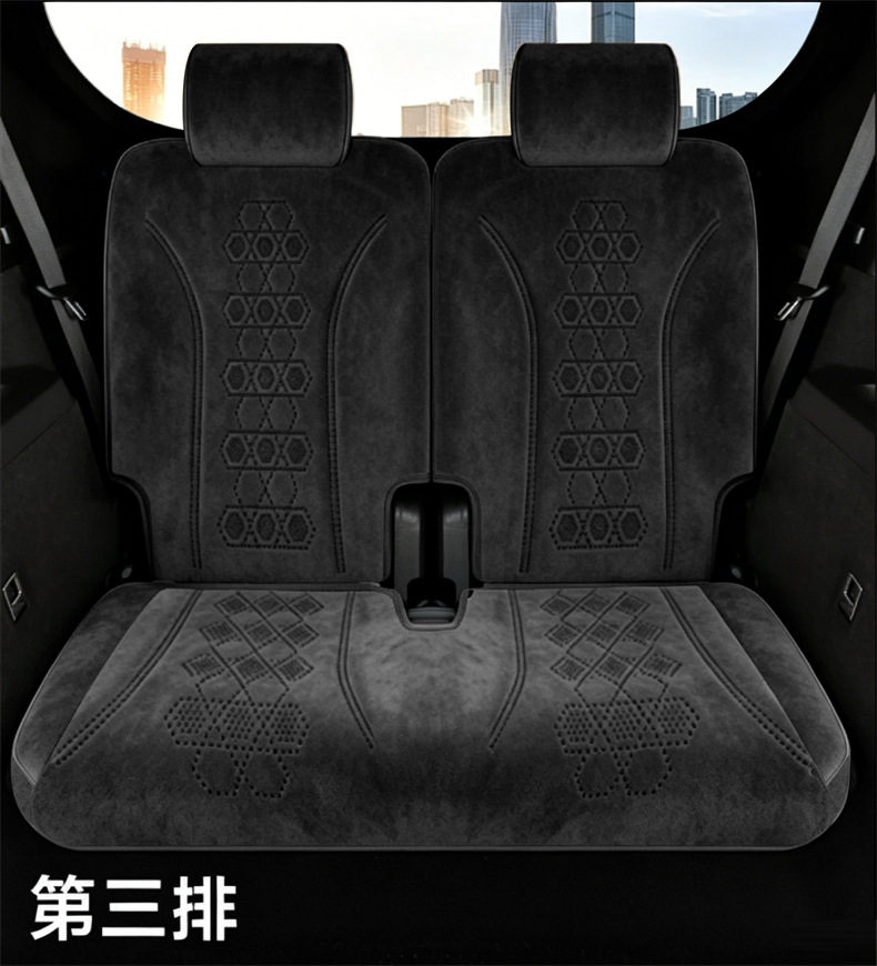 New Model Byd Tang Dmi Ev Seven-Seater Breathable Rams Saddle Cushion Car Seat Cover for Special Vehicles