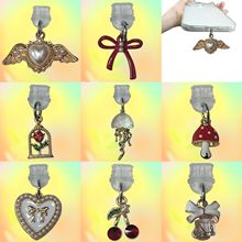 玫瑰蝴蝶蘑菇樱桃适用kindle数码耳机Type-c苹果手机充电口防尘塞