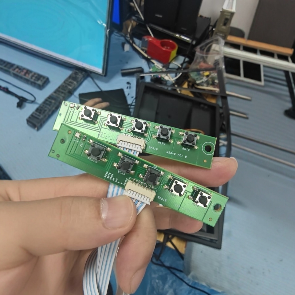 V59 V56 7K 通用电视板 7键TV按键板 驱动板按键板 14针定义接口
