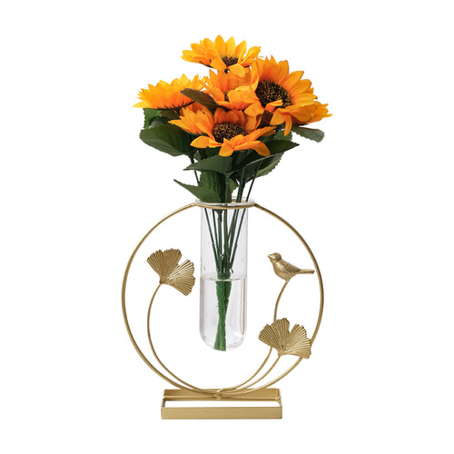 Creative home decorations living room desktop flower arrangement ornaments ins dining table fake flowers simulated flowers vase high-end