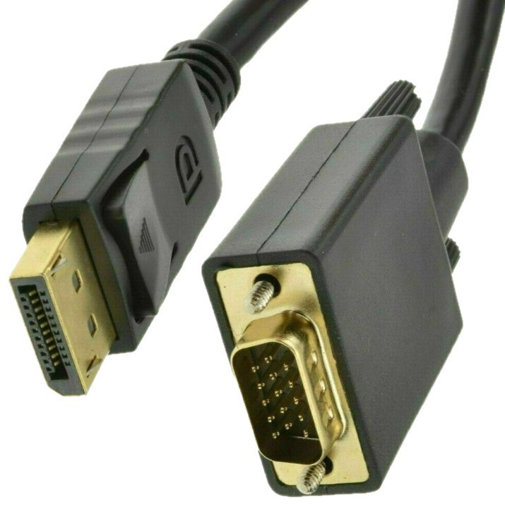 新しい DP to VGA 1.8m HD ビデオ変換ケーブルは、プラグ アンド プレイでモニターに直接接続できます。|undefined