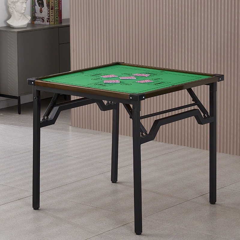 家用折叠麻将桌手搓棋牌桌多功能简易宿舍桌子两用型手动麻雀台桌|undefined
