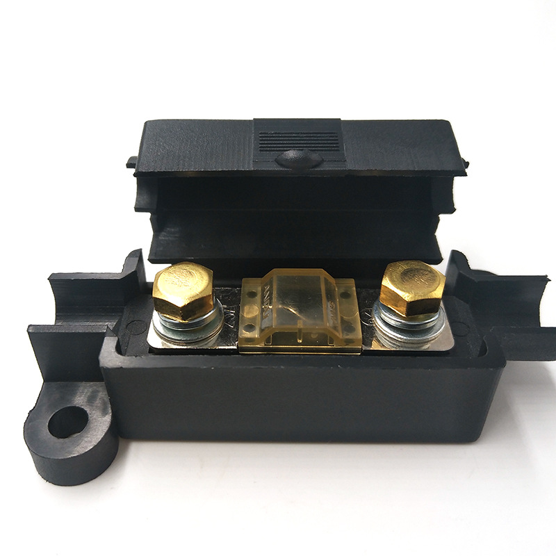 安都汽车保险丝座AD186 端子带盖保险盒小号叉栓保险丝座