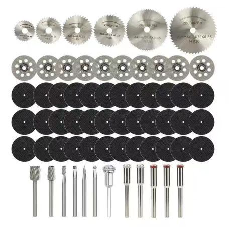 Suministro transfronterizo accesorios de taladro eléctrico traje de hoja de sierra de alta velocidad h2emery rebanada pieza de corte de resina rebanada redonda