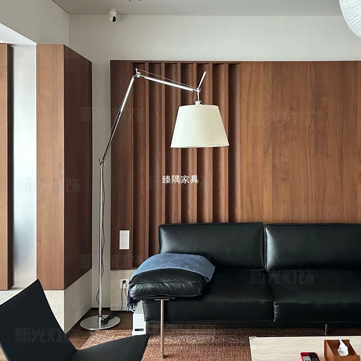 Italia Artemide brazo oscilante medieval sala de estar sofá lámpara de suelo dormitorio estudio industrial viento atmósfera luz de pesca