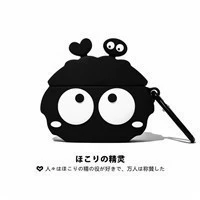 Apple, cartoon headphones, compatible protective case, print, pro3, bluetooth, 3/4