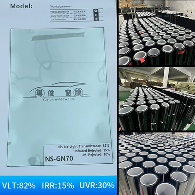 Car film wholesale 4s shop 30 meters a whole roll of car glass explosion-proof film insulation film 2ply solar film front side gear (Automotive Film) - 15mx1mfree-shipping-starting-from-30m-ns-gn7015m1mfree-shipping-starting-from-30m