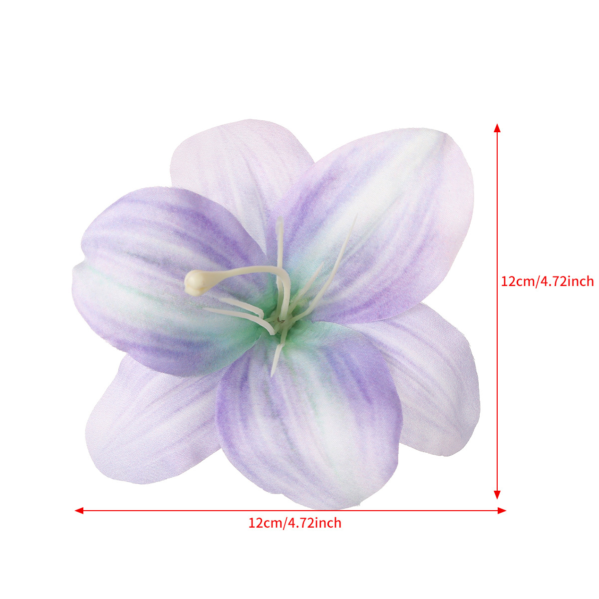 Women's Gender Sweet Pastoral Women's Flower PVC Hair Clip