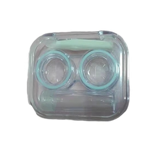 Invisible lens case portable nearsighted beauty contact lens box small minimalist Insta trendy personalized high-end storage box exquisite