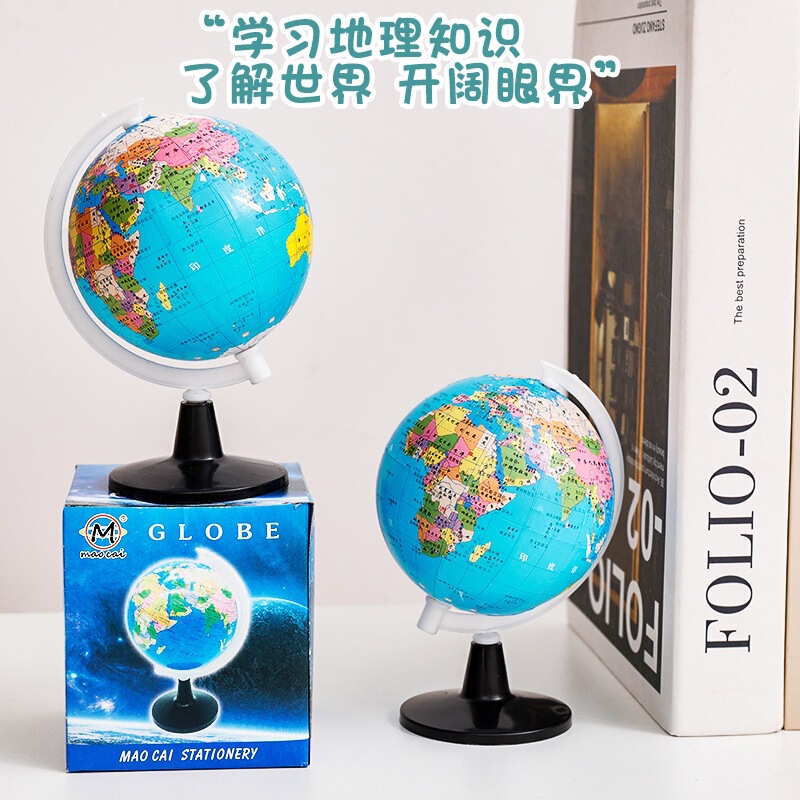 Small Globe, Kidsren's Educational Early Education Desktop Decoration Gift, Small Globe for Geography Teaching for Primary School Students