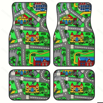 Wear-Resistant and Dust-Proof Mats, Avtomobil döşəmə paspasları - msi-1-3344cm-rear-row-two-piece-set