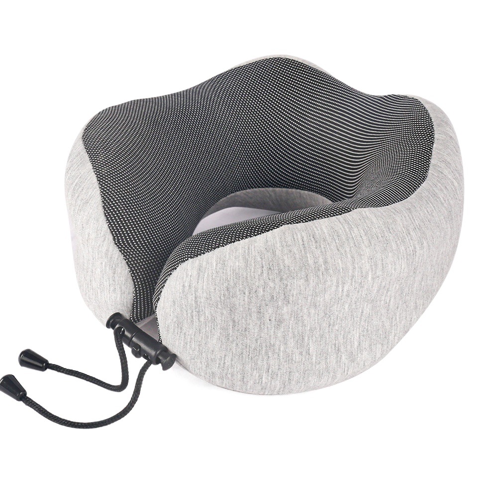 Venta caliente transfronteriza espuma de memoria espacial almohada en forma de U almohada de cuello de rebote lento viaje portátil almohada de viaje en forma de U almohada de cuello