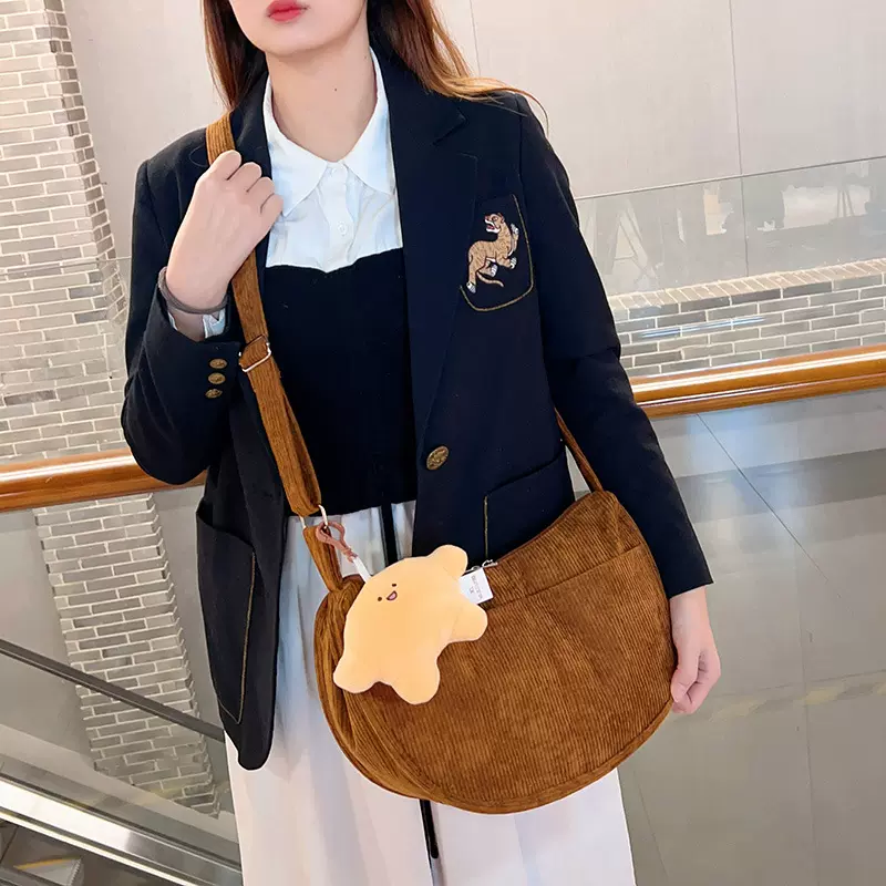 时尚百搭简约洋气手提包小红书大容量韩版秋冬新款女士单肩斜挎包