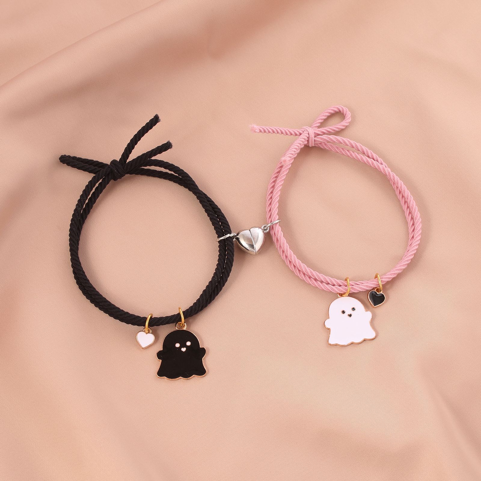 Fashion Cartoon Character Mixed Materials Plating Unisex Bracelets display picture 2